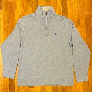 🍪 Izod Saltwater Men's Blue Half-Zip Pullover Top M